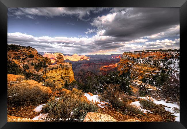 The Eastern  Rim Framed Print by Rob Hawkins