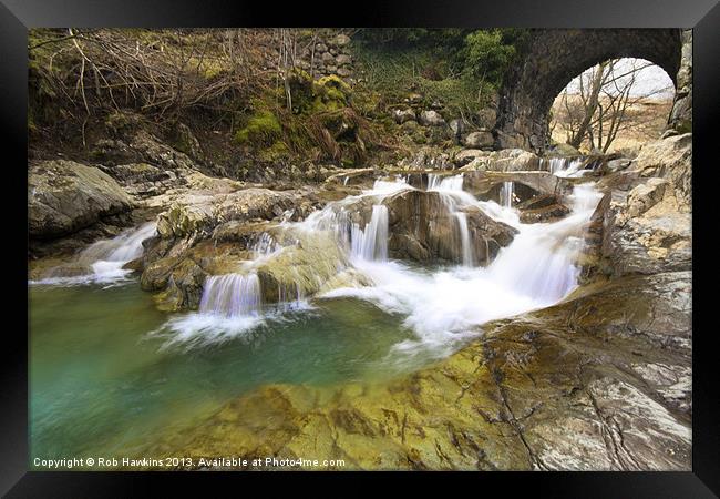 Coniston Stream Framed Print by Rob Hawkins