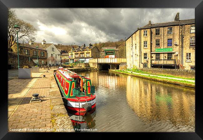 Todmorden Wharf Framed Print by Rob Hawkins