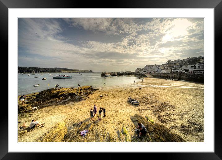 St Mawes Beach Framed Mounted Print by Rob Hawkins