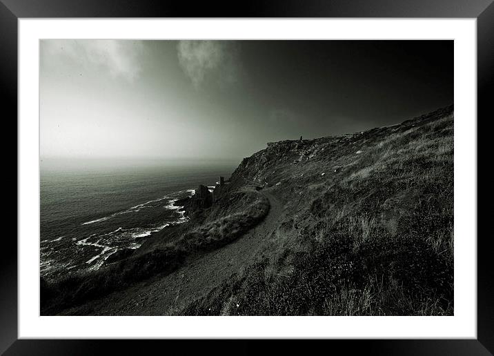 The Mines of Bottallack Framed Mounted Print by Rob Hawkins