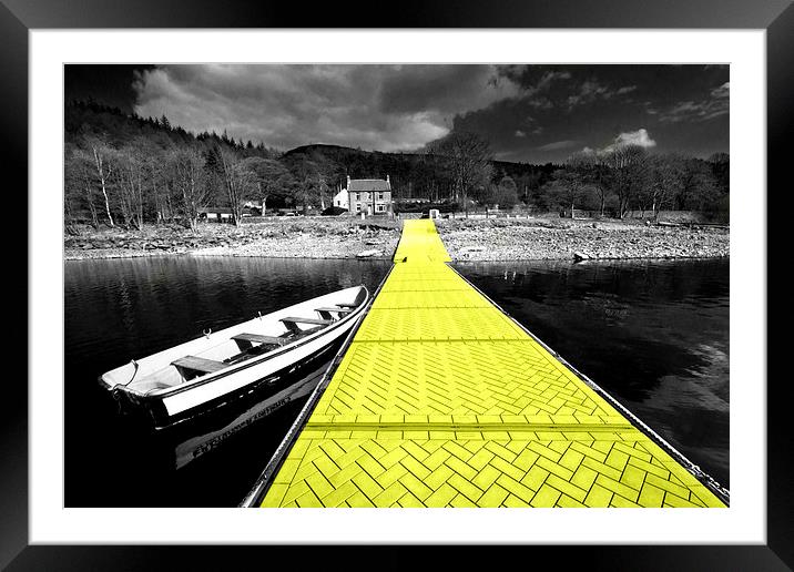 Hello Yellow brick Path Framed Mounted Print by Rob Hawkins