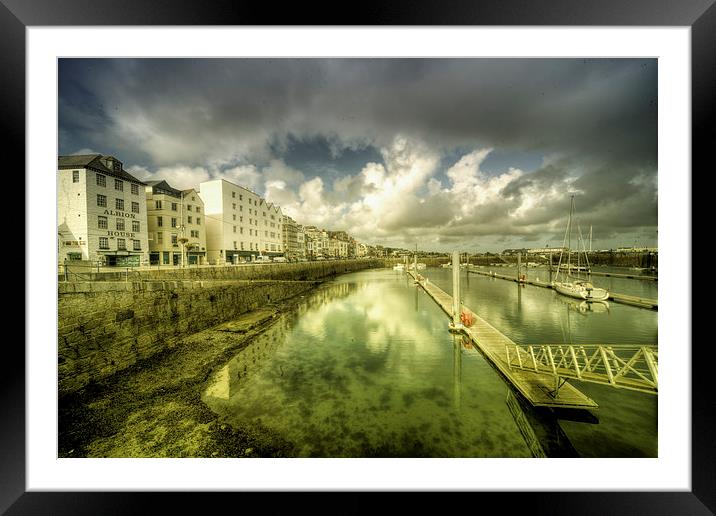 St Peter Port Marina Framed Mounted Print by Rob Hawkins