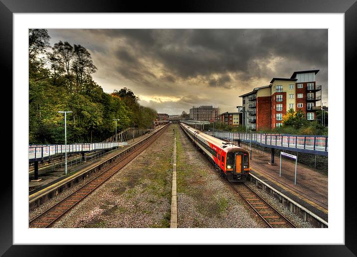 Exeter Central Framed Mounted Print by Rob Hawkins