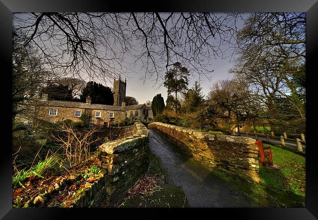 Altarnun Bridge Framed Print by Rob Hawkins