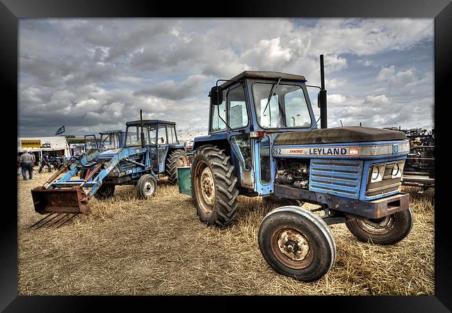 Leyland Tractors Framed Print by Rob Hawkins