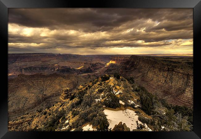 The Eastern Rim of the Grand Canyon Framed Print by Rob Hawkins