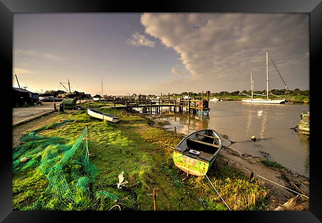 Southwold Harbour Framed Print by Rob Hawkins