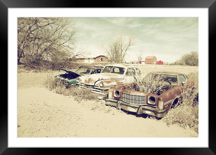 Rusting Classics Framed Mounted Print by Rob Hawkins
