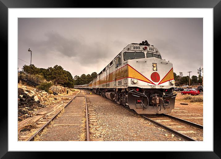 The Grand Canyon Railroad Framed Mounted Print by Rob Hawkins