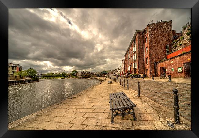 Exeter Quay Framed Print by Rob Hawkins