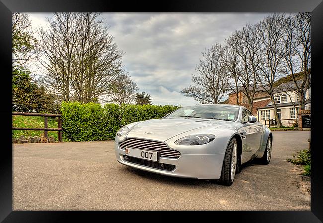 Aston Martin Framed Print by Rob Hawkins