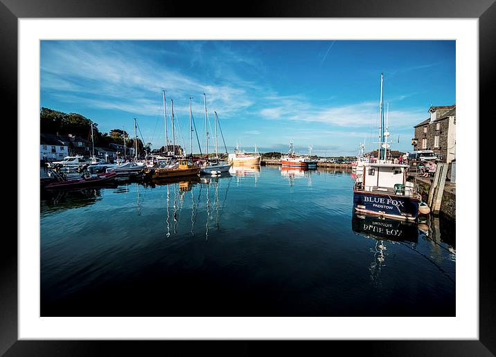 Padstow Harbour Framed Mounted Print by Rob Hawkins