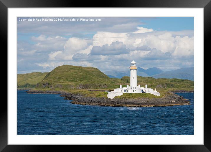 Lismore Lighthouse Framed Mounted Print by Rob Hawkins