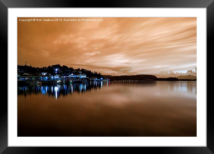  Twylight Harbour  Framed Mounted Print by Rob Hawkins