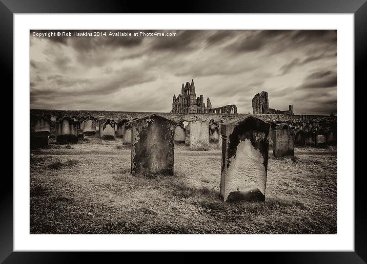  Whitby Abbey  Framed Mounted Print by Rob Hawkins