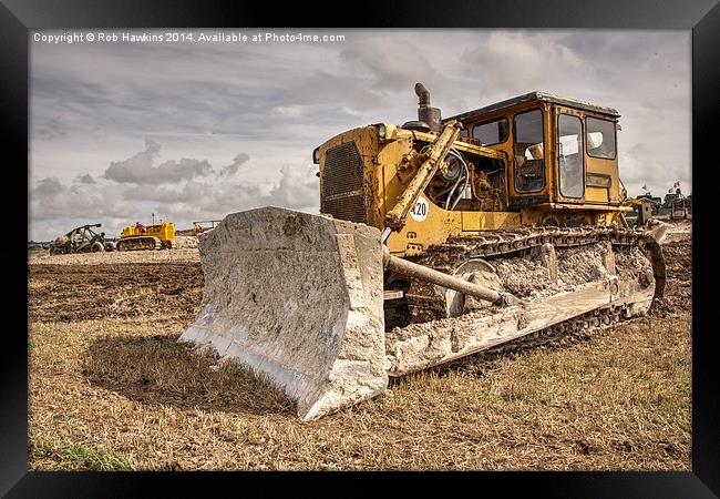  Dozer 420  Framed Print by Rob Hawkins