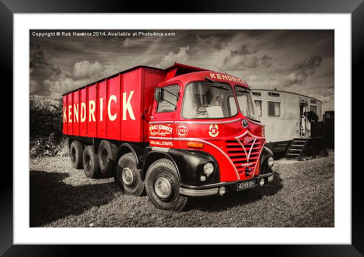  Foden S21A    Framed Mounted Print by Rob Hawkins