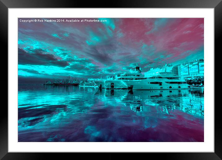  Rijeka Surreal  Framed Mounted Print by Rob Hawkins