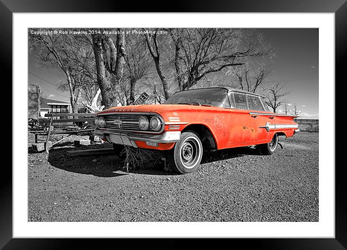  Chevrolet Impala  Framed Mounted Print by Rob Hawkins