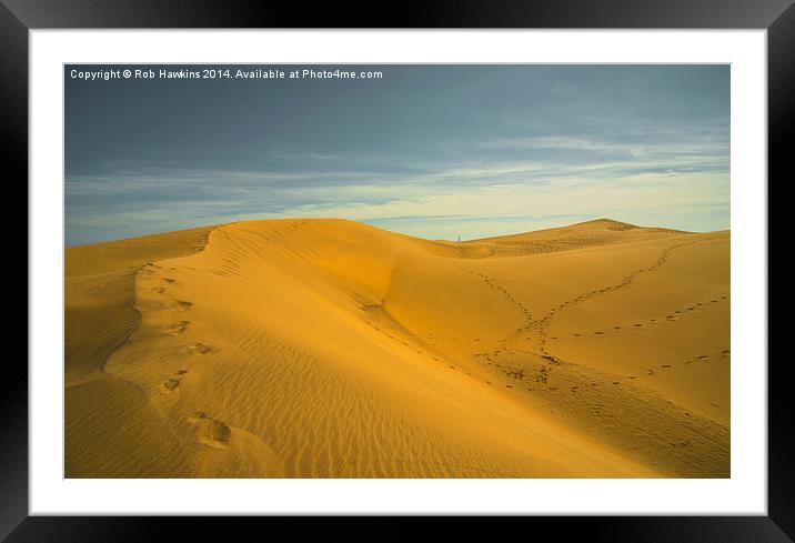  The Dunes  Framed Mounted Print by Rob Hawkins