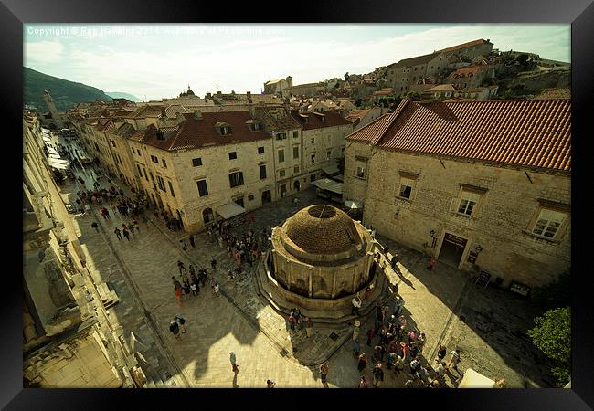  Heart of Dubrovnik  Framed Print by Rob Hawkins