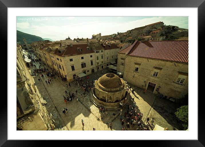  Heart of Dubrovnik  Framed Mounted Print by Rob Hawkins