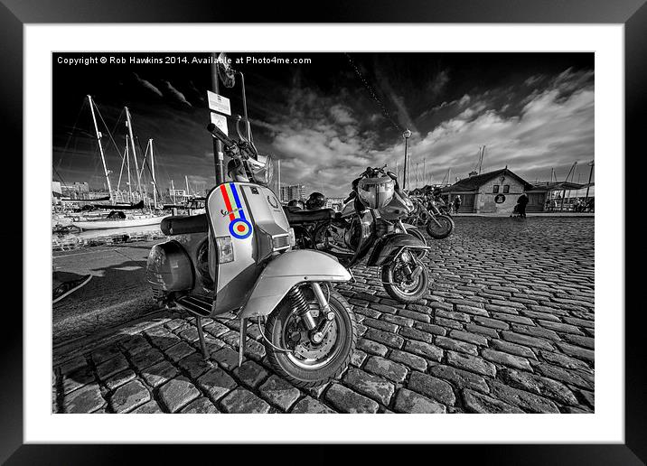  Mod u Like  Framed Mounted Print by Rob Hawkins