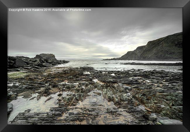  Hartland Vista  Framed Print by Rob Hawkins