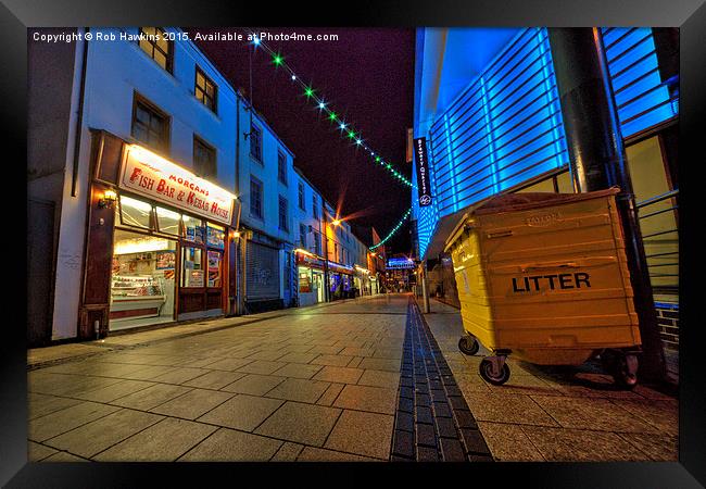  Chippy Alley  Framed Print by Rob Hawkins