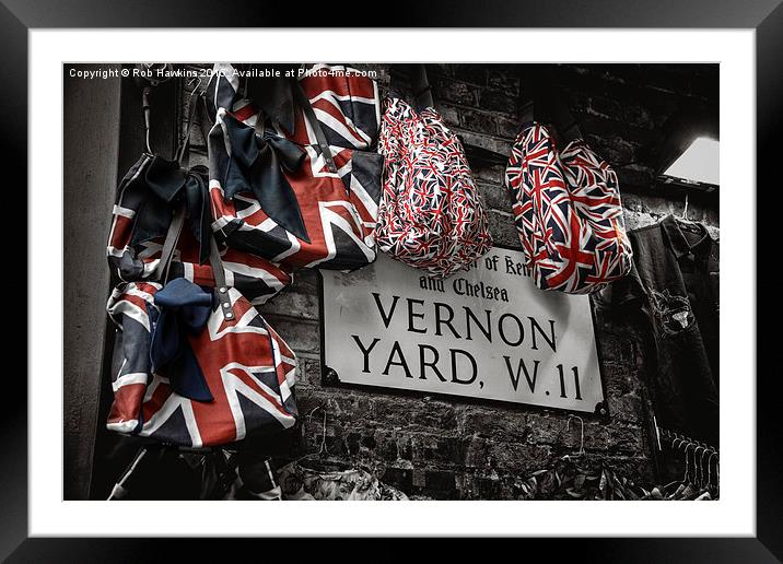  Vernon Yard Framed Mounted Print by Rob Hawkins