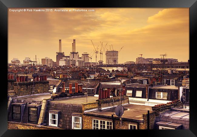 South London Skyline  Framed Print by Rob Hawkins