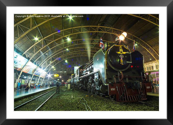  Bangkok Steam  Framed Mounted Print by Rob Hawkins