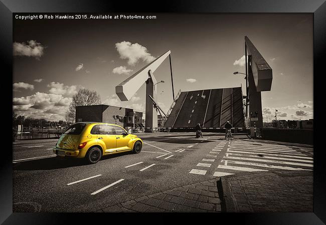  PT cruiser bridge  Framed Print by Rob Hawkins