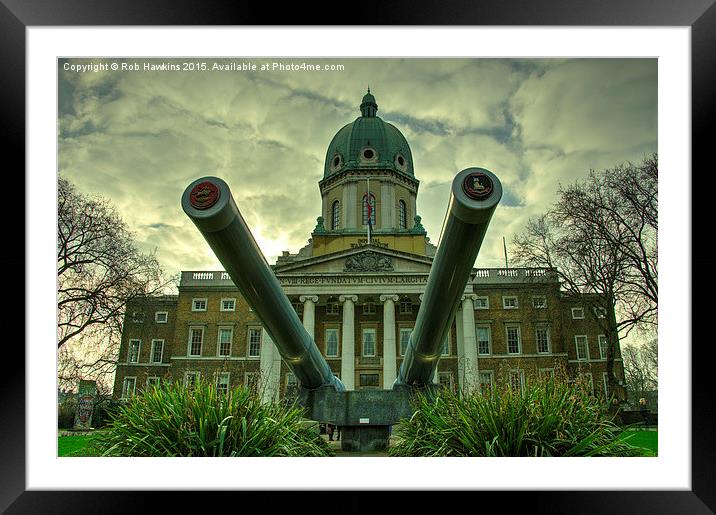  Imperial War Museum  Framed Mounted Print by Rob Hawkins
