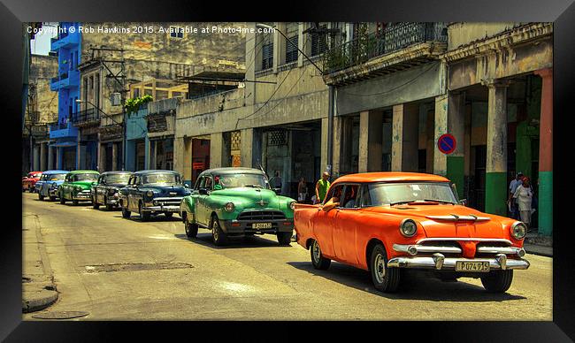  Classic Convoy  Framed Print by Rob Hawkins