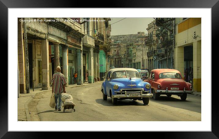  Classic Havana Framed Mounted Print by Rob Hawkins