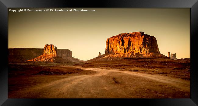  Vale Monumental  Framed Print by Rob Hawkins