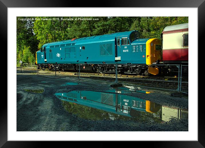  Reflected 37  Framed Mounted Print by Rob Hawkins