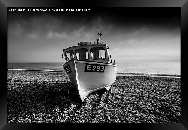  a Branscombe Boat  Framed Print by Rob Hawkins