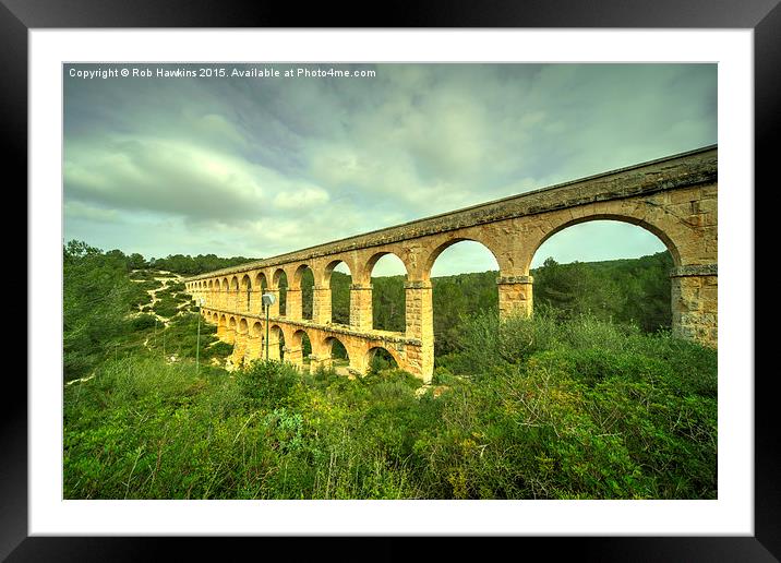  Pont del Diable Framed Mounted Print by Rob Hawkins