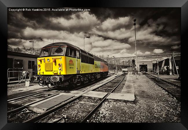  The Class 56  Framed Print by Rob Hawkins