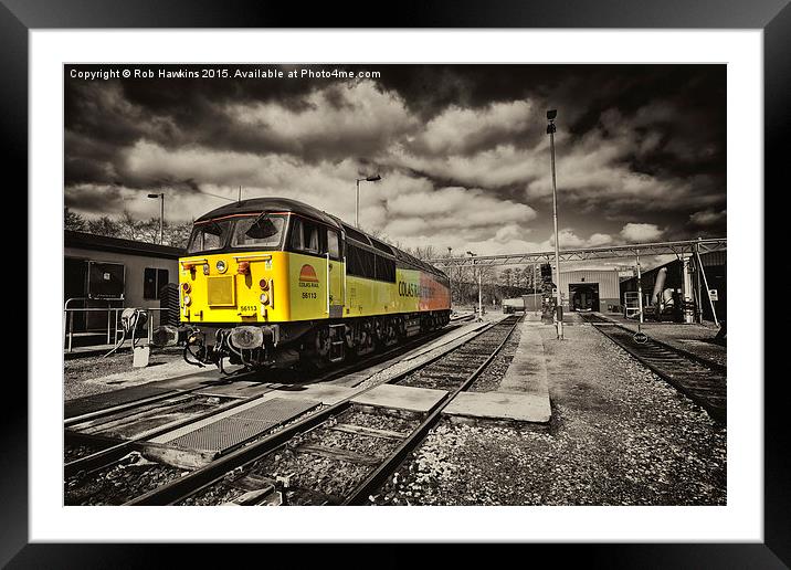  The Class 56  Framed Mounted Print by Rob Hawkins