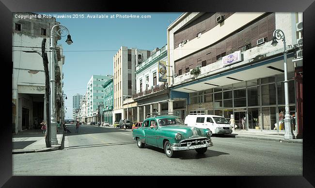  Havana Pontiac Framed Print by Rob Hawkins