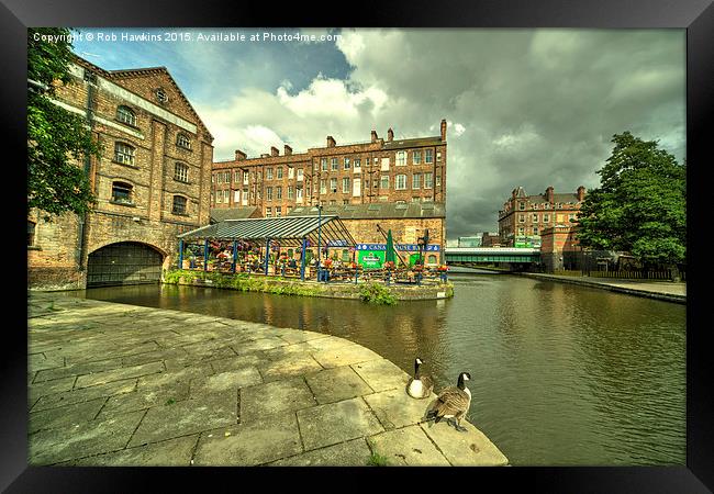  Nottingham Waterfront  Framed Print by Rob Hawkins