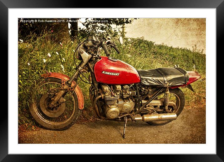  Battered Zephyr Framed Mounted Print by Rob Hawkins