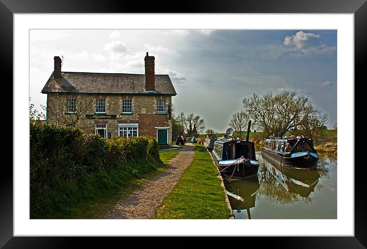The Kennet & Avon at Honeystreet Framed Mounted Print by Rob Hawkins
