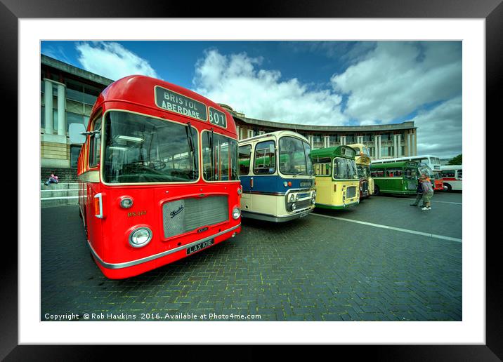 Bristol Line Up  Framed Mounted Print by Rob Hawkins