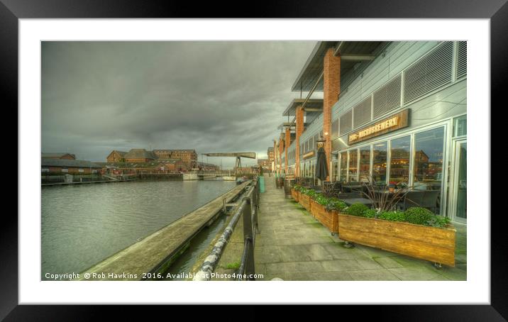 Gloucester Brewhouse  Framed Mounted Print by Rob Hawkins