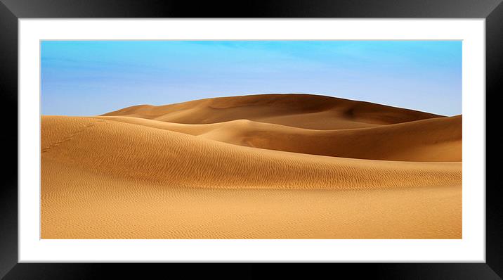Dunes of Maspalomas Framed Mounted Print by Rob Hawkins
